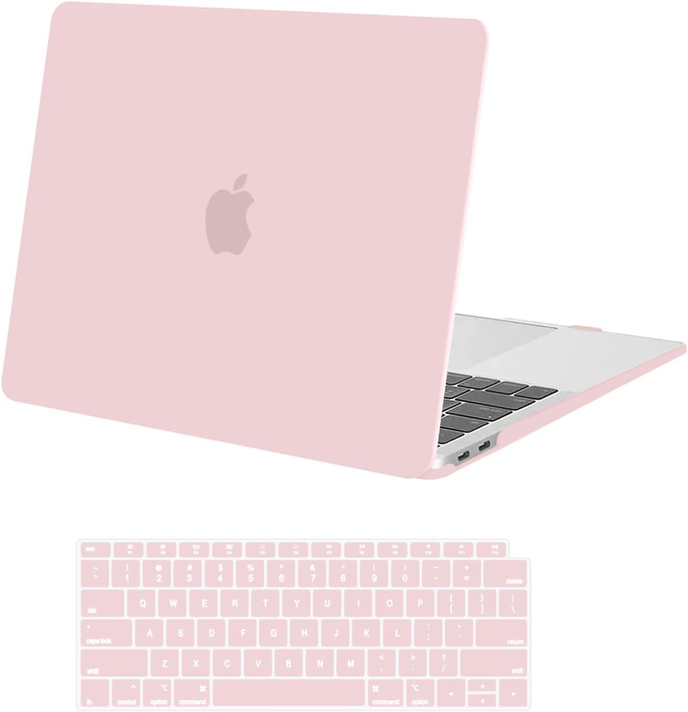 MOSISO Compatible with MacBook Air 13 inch Case M1 2021 2020 2019 2018 Release A2337 A2179 A1932 Touch ID, Plastic Hard Shell Cover&Keyboard Cover for MacBook Air 13.3 inch Case M1, Transparent mysite