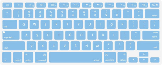 MOSISO Silicone Keyboard Cover Compatible with MacBook Air 13 inch A1466 A1369 2010-2017&Compatible with MacBook Pro 13/15 inch (with/Without Retina Display, 2015 or Older Version), Red