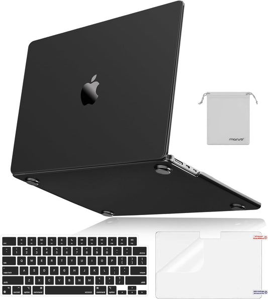 MOSISO for MacBook Air 15 inch Case M5 2026 M4 M3 M2 2025-2023 A3448 A3241 A3114 A2941, 4 in 1 Kit Seamlessly Closes Anti-Fingerprints Matte Hard Shell,Great for Business Travel Study