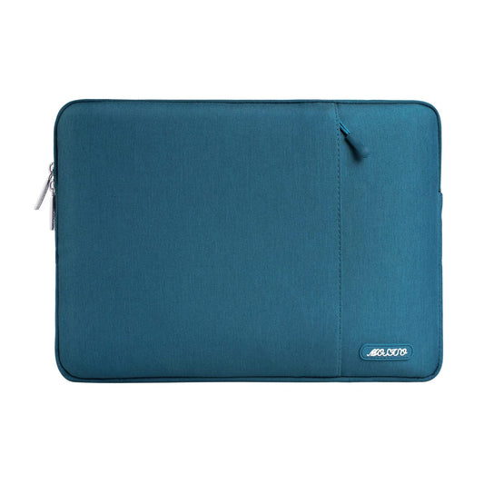 MOSISO Polyester Vertical Laptop Sleeve with Front Pocket 12.3-18.5 Inch, 12.3/13/13.3/14/15/16/17.3/18.5 Inch Universal Fit for MacBook Pro 16 M1/M2/M3/M4/M5, HP Dell Lenovo Acer Asus, Compatible with MacBook Neo, Dozens of Colors Available