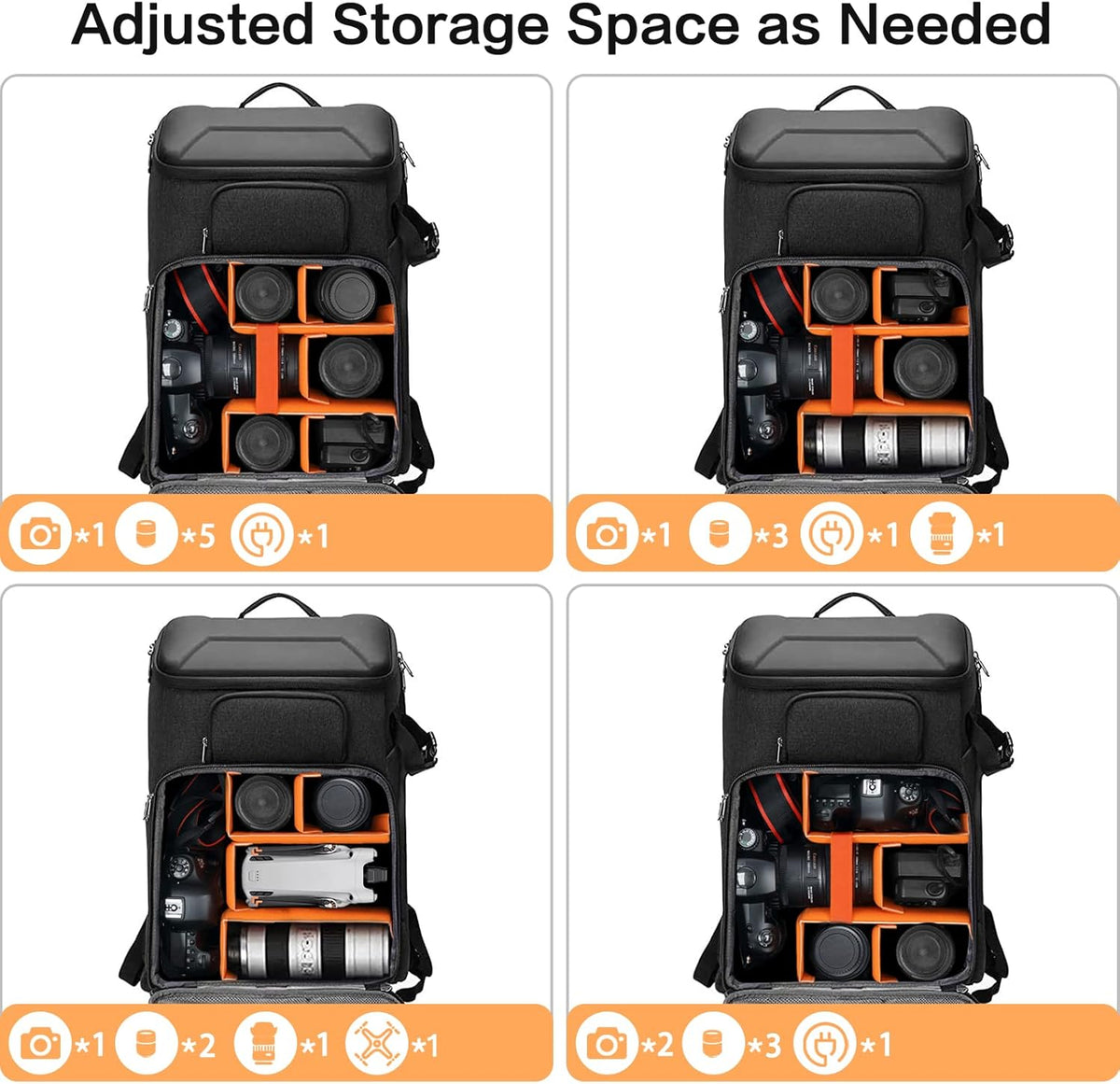 MOSISO Camera Backpack,DSLR/SLR/Mirrorless Photography Waterproof 17.3 inch Camera Bag with Front Hard Shell&Laptop Compartment&Tripod Holder&Rain Cover Compatible with Canon/Nikon/Sony, Space Gray mysite