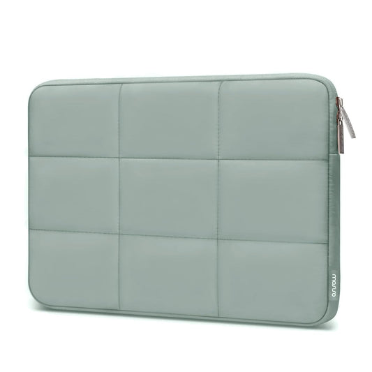 MOSISO 13-16 inch Laptop Case, Puffy Sleeve for MacBook Air/Pro | Compatible with MacBook Air 13 13.3 13.6/Pro 13/14 | HP, Dell, ASUS, Lenovo | Rectangle Quilted Puffer Computer Bag | for Women | Sand