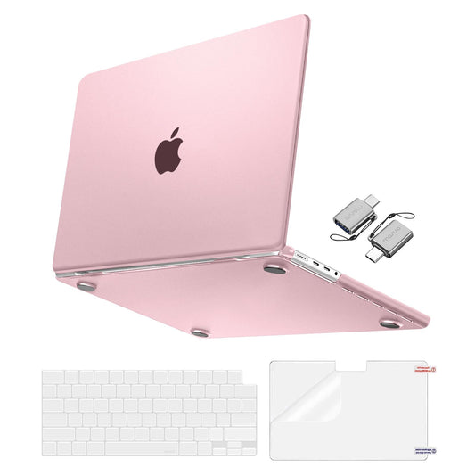 MOSISO Compatible with MacBook Pro 14 inch Case 2025-2021 M4 M3 M2 M1 A3112 A3185 A3401 A2918 A2992 A2779 A2442,Ultra-Thin Natural Original Hard Case&Keyboard Skin&Screen Film&Type C, Midnight Blue