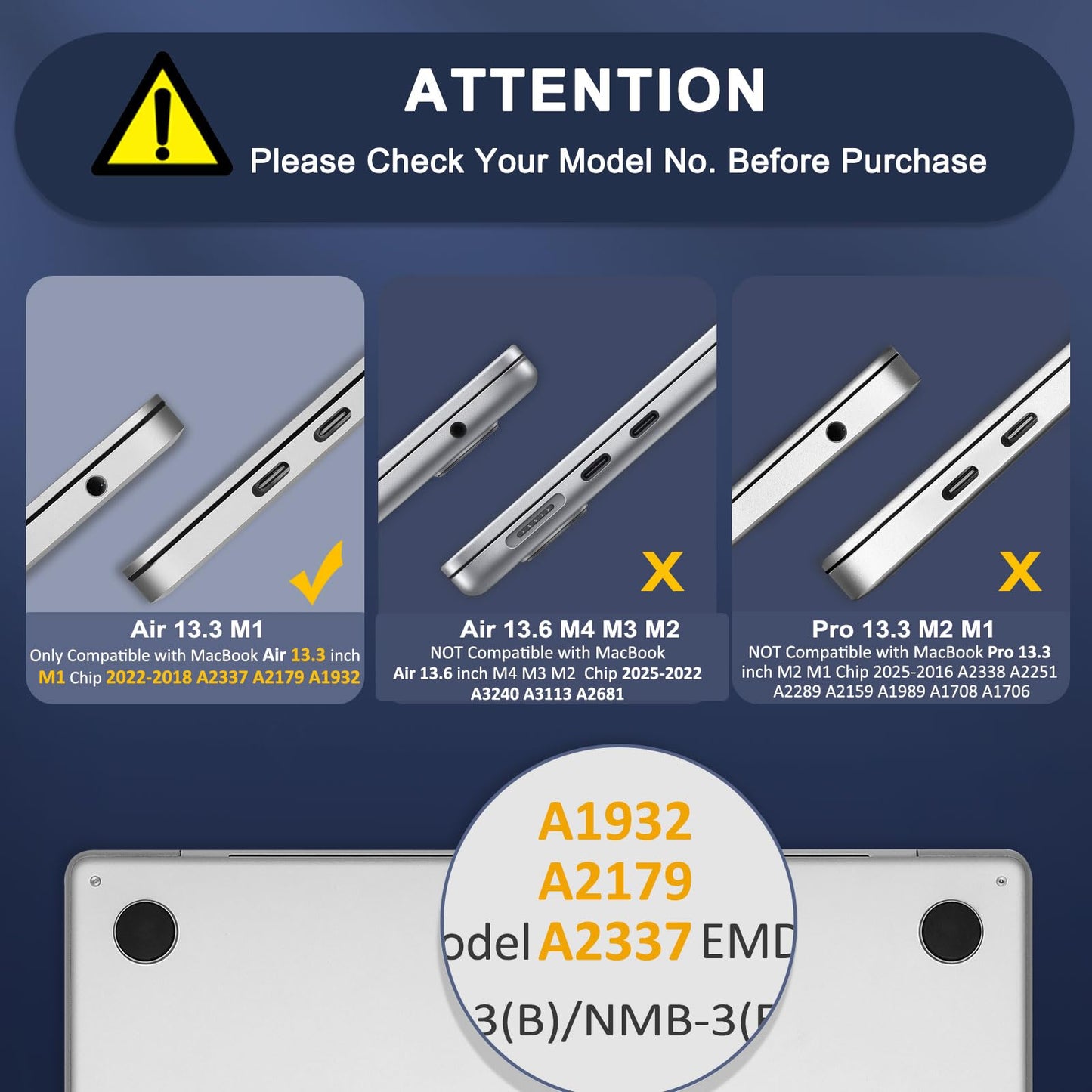 MOSISO Compatible with MacBook Air 13 inch Case 2022 2021 2020 2019 2018 A2337 M1 A2179 A1932, Ultra-Thin Slim Natural Original Color Protective Plastic Hard Shell for MacBook Air 13.3,Starlight Clear