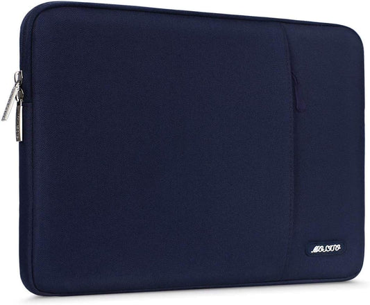MOSISO Laptop Sleeve Bag Compatible with MacBook Air 13 inch A2337 M1 A2179 A1932 2018-2021/Pro 13 inch A2338 M1 A2251 A2289 A2159 A1989 A1706 A1708, Polyester Vertical Case with Pocket, Gray iMosiso