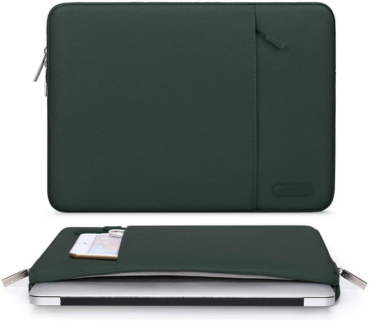 MOSISO Laptop Sleeve Bag 11.6 12.3 13 13.3 14 15 15.6 16 Compatible with MacBook Air Pro13 A2337 A2337 A2289 Retina, 11.6 12.3 13 13.3 14 15 inch inch Notebook,MacBook Pro 14 inch 2021 2022 M1 Pro/Max A2442,Polyester Vertical Case with Pocket, Wine Red iMosiso