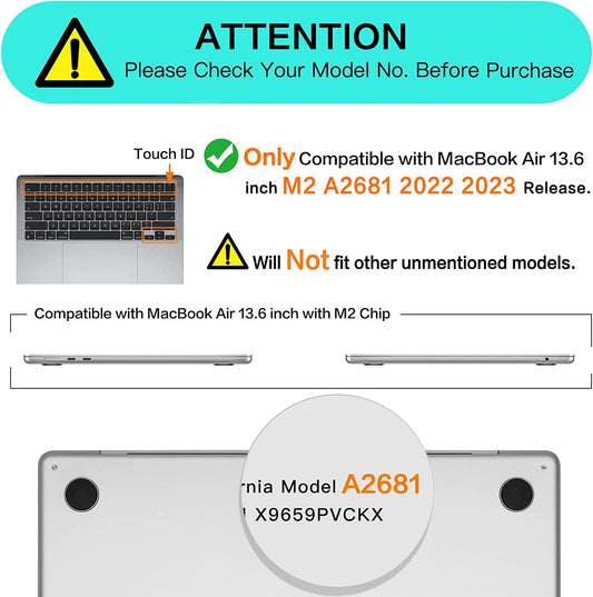 MOSISO Compatible with MacBook Air 13.6 inch Case 2022 2023 Release A2681 M2 Chip with Liquid Retina Display Touch ID, Plastic Hard Shell&Keyboard Cover&Screen Protector&Storage Bag, Mint Green iMosiso