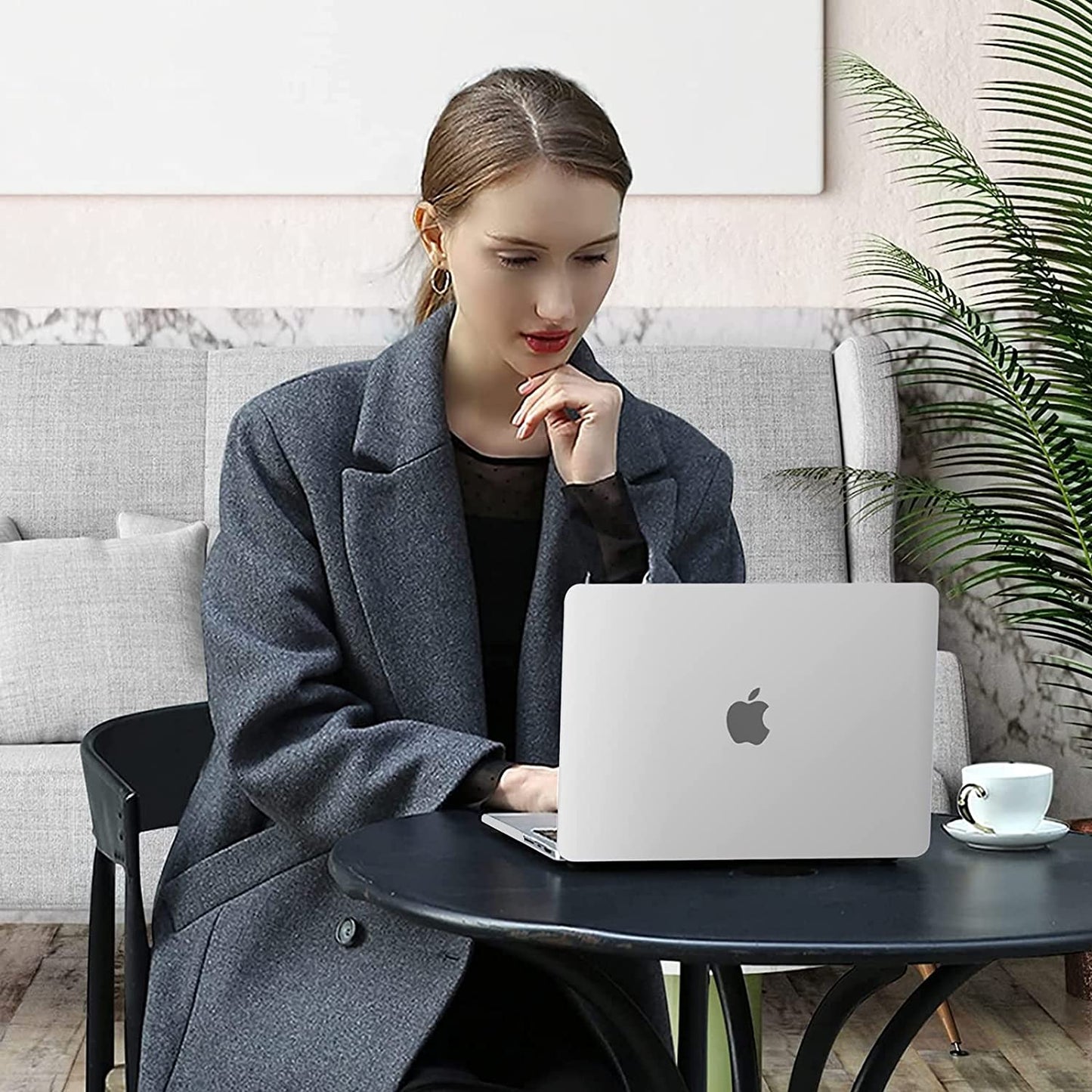 MOSISO Compatible with MacBook Pro 14 inch Case 2021 2022 Release A2442 M1 Pro / M1 Max with Liquid Retina XDR Display Touch ID, Plastic Hard Shell Case & Keyboard Cover Skin, Frost iMosiso