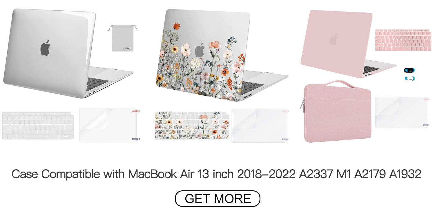 Case for MacBook Air 13 inch M1 A2337 A2179 A1932 2022-2018