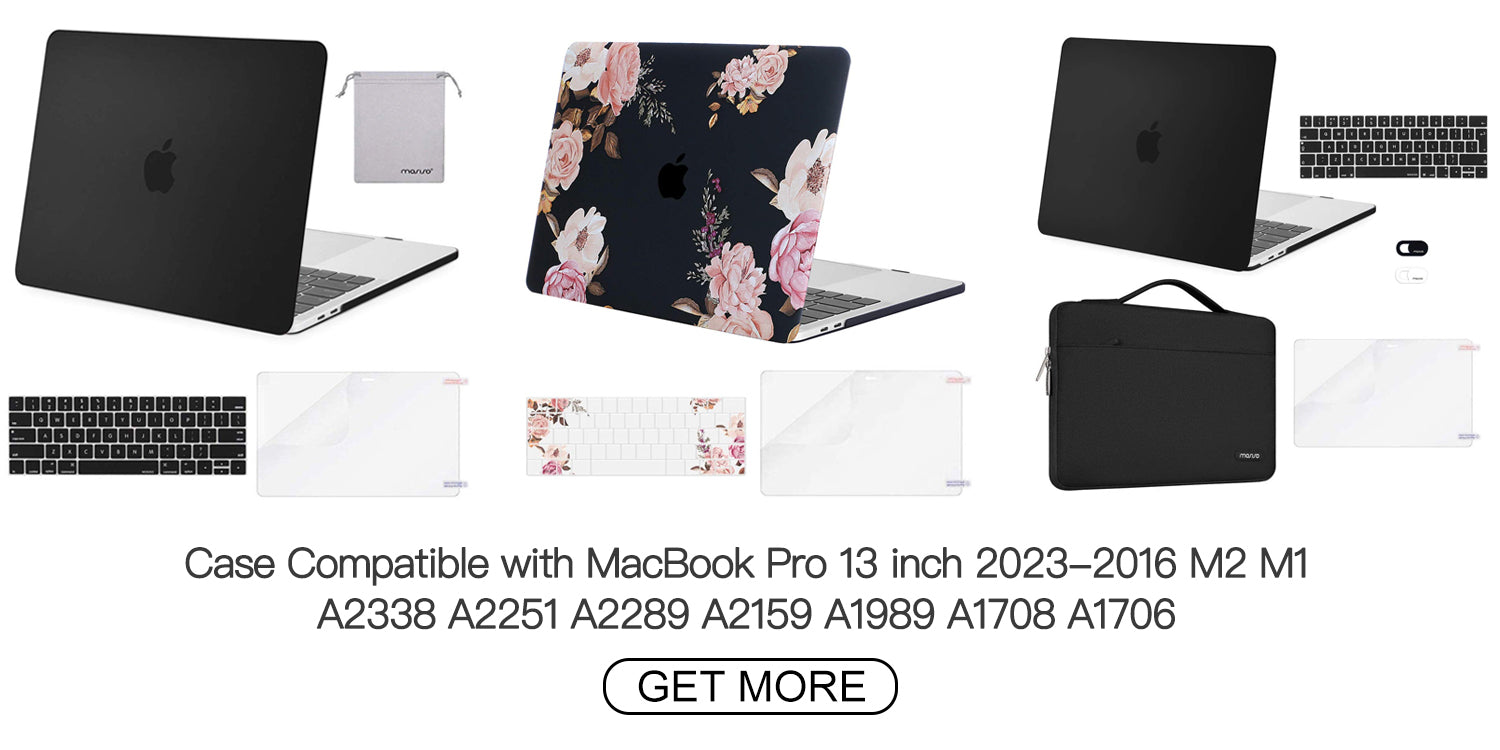 Case for MacBook Pro 13 inch M2 M1 A2338 A2289 A2251 A2159 A1989 A1706 A1708 2025-2016