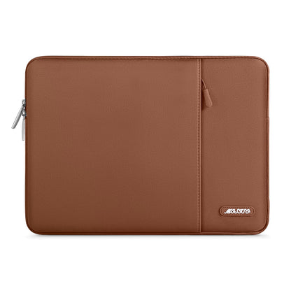 MOSISO Polyester Vertical Laptop Sleeve with Front Pocket, 12.3-18.5 Inch Universal Fit for MacBook Pro 16 M1/M2/M3/M4/M5, HP Dell Lenovo Acer Asus, Compatible with MacBook Neo, Dozens of Colors Available