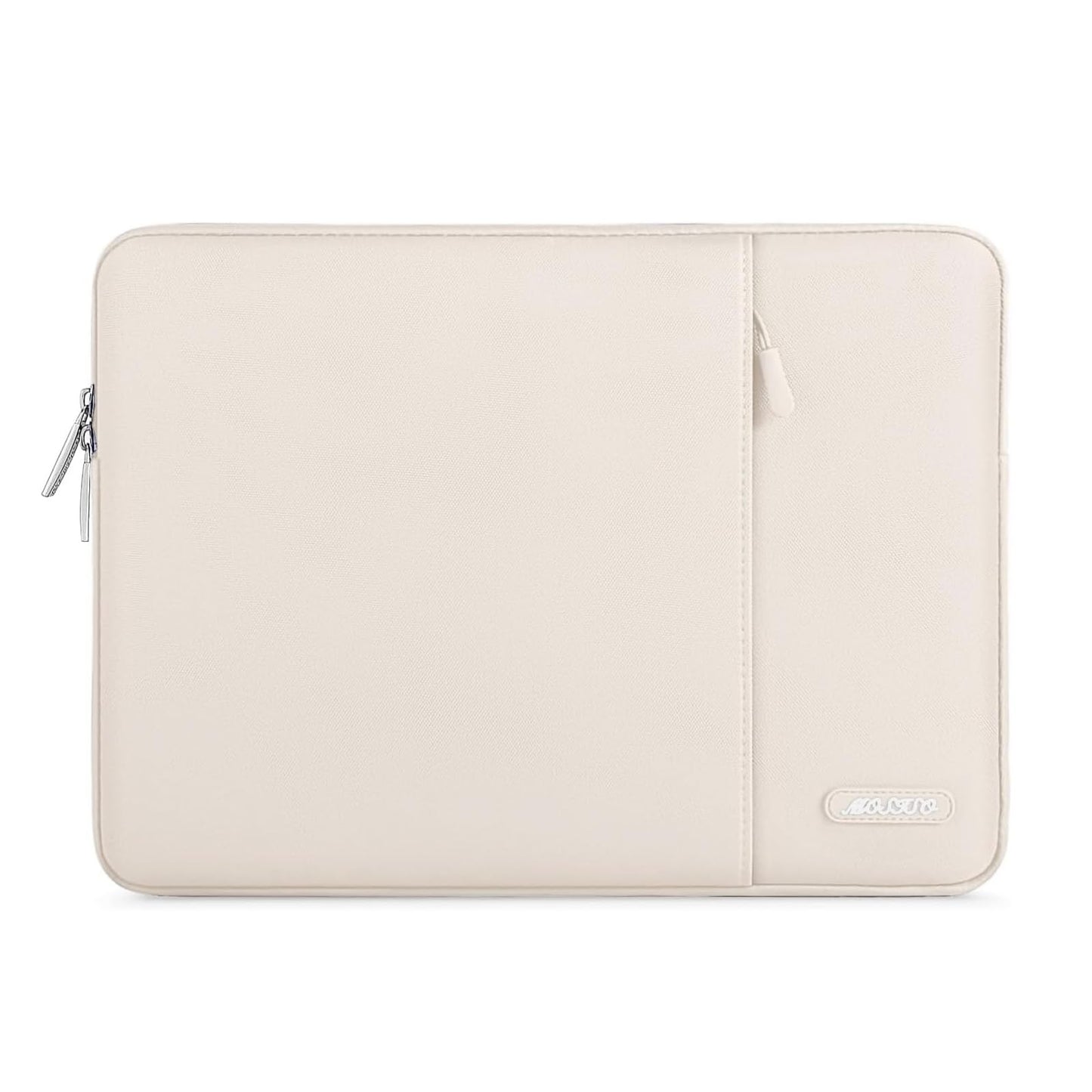 MOSISO Polyester Vertical Laptop Sleeve with Front Pocket, 12.3-18.5 Inch Universal Fit for MacBook Pro 16 M1/M2/M3/M4/M5, HP Dell Lenovo Acer Asus, Compatible with MacBook Neo, Dozens of Colors Available