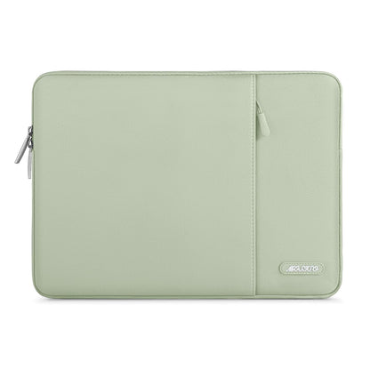MOSISO Polyester Vertical Laptop Sleeve with Front Pocket, 12.3-18.5 Inch Universal Fit for MacBook Pro 16 M1/M2/M3/M4/M5, HP Dell Lenovo Acer Asus, Compatible with MacBook Neo, Dozens of Colors Available