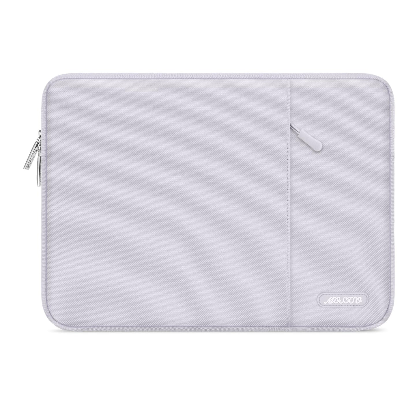 MOSISO Polyester Vertical Laptop Sleeve with Front Pocket, 12.3-18.5 Inch Universal Fit for MacBook Pro 16 M1/M2/M3/M4/M5, HP Dell Lenovo Acer Asus, Compatible with MacBook Neo, Dozens of Colors Available