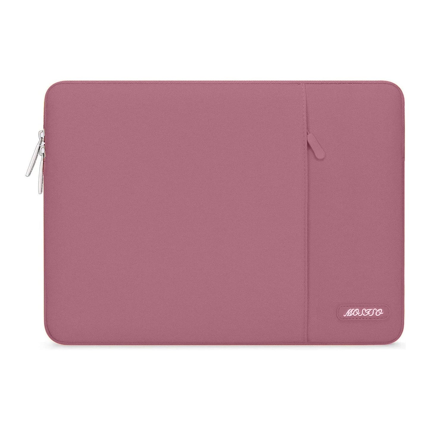 MOSISO Polyester Vertical Laptop Sleeve with Front Pocket, 12.3-18.5 Inch Universal Fit for MacBook Pro 16 M1/M2/M3/M4/M5, HP Dell Lenovo Acer Asus, Compatible with MacBook Neo, Dozens of Colors Available