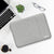 MOSISO 9-11 inch Tablet Sleeve Case for iPad A16 2025, iPad Air 11 inch M3 M2, iPad Pro 11 M4, iPad 10/9/8/7th, Galaxy Tab A9+/S9/S8/Plus 11, Polyester Vertical Bag with Pocket, Gray