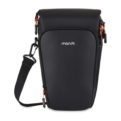 MOSISO Padded Crossbody Camera Bag with Rain Cover, Fits DSLR & 70-200/100-400mm Lenses