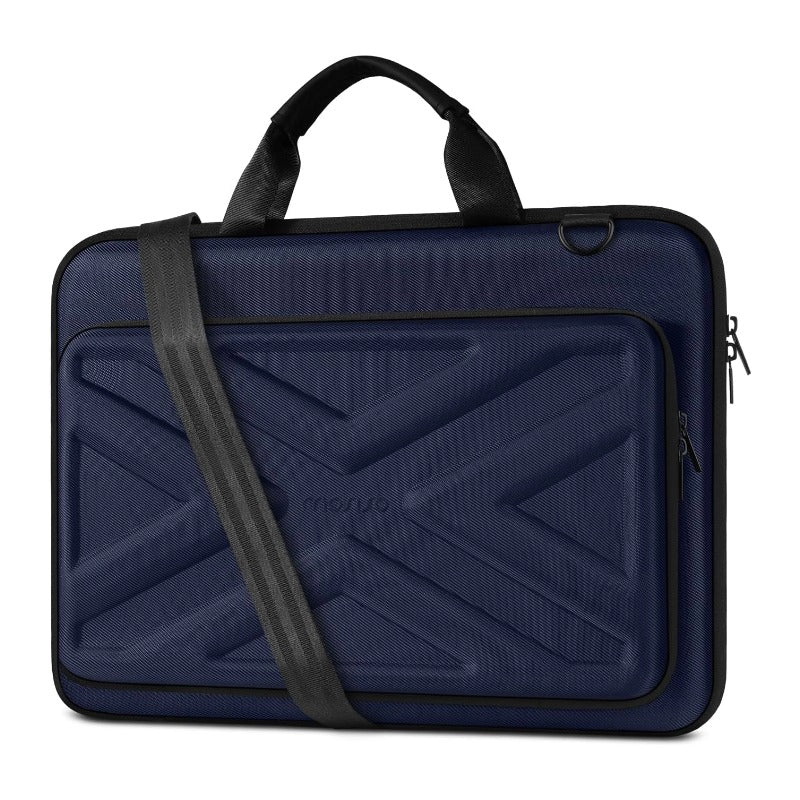 MOSISO EVA Hard‑Shell Laptop Bag for Men, 15‑16‑Inch Business Briefcase with 180‑Degree Full Opening