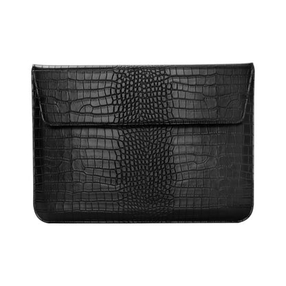 MOSISO Laptop Case,Crocodile Grain PU Leather Flap Case Bag，Compatible with MacBook Neo 13 A18 Pro A3404 Air M4-M1 2026-2016