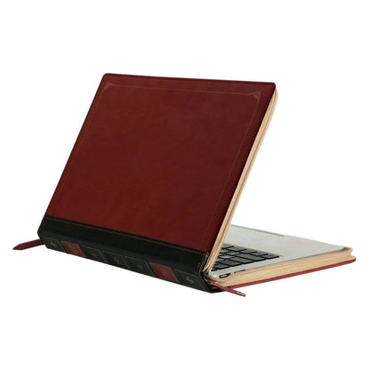 MOSISO Compatible with MacBook Air 15 inch 2026-2023 M5-M2/Pro 15 inch Case A1990 A1707 2019-2016, PU Leather Laptop Sleeve Vintage Retro Zippered Portfolio Protective Case Cover