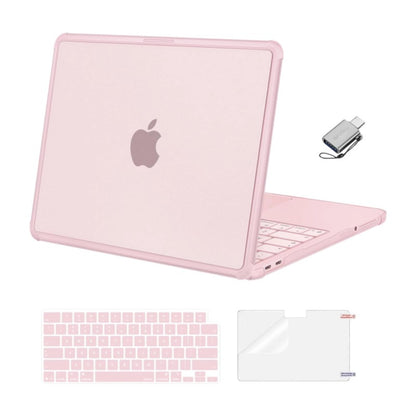 MOSISO Compatible with MacBook Neo 13 inch Case 2026 A3404 A18 Pro Chip, 4‑in‑1 Hard‑Shell Protection Kit