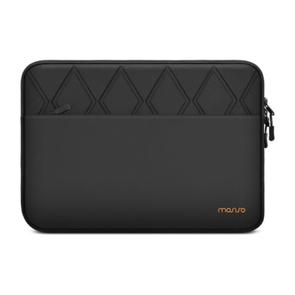 MOSISO Rhombus Padded Laptop Sleeve,13‑13.3‑Inch,Top‑Loading‑Zipper,Front‑Horizontal‑Pocket & Rear Trolley‑Sleeve