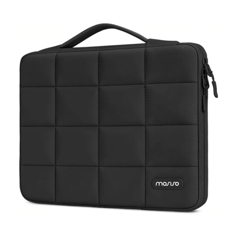 MOSISO 360 Protective Laptop Sleeve 13 Inch, Shockproof Notebook Bag Compatible with MacBook Air/Pro, Surface Pro, Dell XPS 13, Lightweight Carry Case with Handle & Luggage Strap