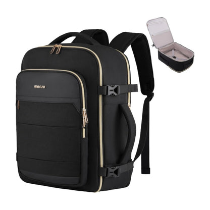 MOSISO Flight Approved Carry On Backpack for Women & Men — 15.6 Inch Laptop Daypack with Shoe Compartment, Wet Dry Pocket & USB Charging Port