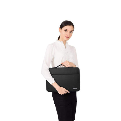 MOSISO 360 Protective Laptop Sleeve Compatible with MacBook Air/Pro, 13-16 inch Notebook, Compatible with MacBook Pro 14 inch M4 M3 M2 M1 Pro Max 2024-2021, Polyester Bag with Belt