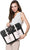 MOSISO Laptop Bag for Women, 15 inch Backpack Messenger Bag with Front 2 Pockets, 15.6 inch Large Capacity Shoulder Bag for Business, Travel, Work, Office, Black