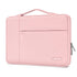 MOSISO Laptop Case 17.3 inch, 17-17.3 inch Laptop Sleeve with Handle Compatible with Dell XPS/HP Pavilion/Ideapad/Acer/Alienware/HP Omen, Polyester Multifunctional Computer Bag, Pink