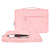 MOSISO Laptop Case 17.3 inch, 17-17.3 inch Laptop Sleeve with Handle Compatible with Dell XPS/HP Pavilion/Ideapad/Acer/Alienware/HP Omen, Polyester Multifunctional Computer Bag, Pink
