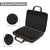 MOSISO 15.6-16 inch Laptop Hard Case, 15 inch Shockproof Waterproof Laptop Case Hard Shell Compatible with MacBook HP Dell, Carrying Sleeve Computer Bag with Sturdy Handle&Front Pocket&Belt, Black