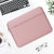 MOSISO Laptop Sleeve Compatible with MacBook Air/Pro, 13-13.3 inch Notebook, Compatible with MacBook Pro 14 inch M3 M2 M1 Pro Max 2023-2021, Polyester Horizontal Carrying Bag with Small Case, Pink