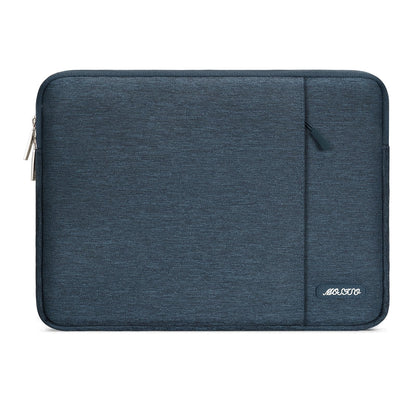 MOSISO Polyester Vertical Laptop Sleeve with Front Pocket, 12.3-18.5 Inch Universal Fit for MacBook Pro 16 M1/M2/M3/M4/M5, HP Dell Lenovo Acer Asus, Compatible with MacBook Neo, Dozens of Colors Available