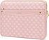 MOSISO Laptop Sleeve Compatible with MacBook Air/Pro, 13-13.3 inch Notebook,Compatible with MacBook Pro 14 inch 2023-2021 A2779 M2 A2442 M1, Square Quilted Polyester Horizontal Carrying Bag,Chalk Pink