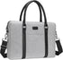 MOSISO Laptop Tote Bag Compatible with MacBook Air 15 inch M2 A2941 2023/Pro 16 inch M3 M2 M1 2023-2019,15-15.6 inch Notebook, Shoulder Messenger Sleeve with Button Pocket & Fix PU Handle & Belt, Gray