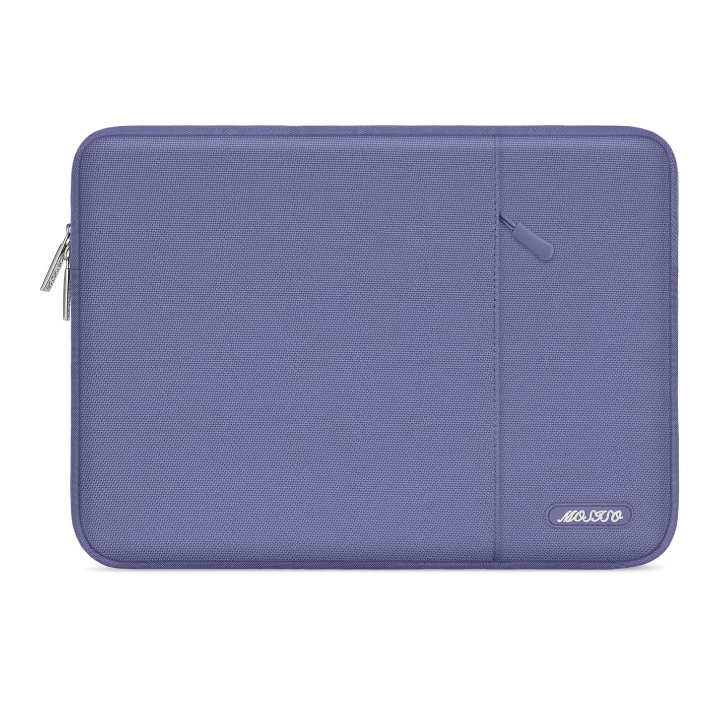 MOSISO Polyester Vertical Laptop Sleeve with Front Pocket, 12.3-18.5 Inch Universal Fit for MacBook Pro 16 M1/M2/M3/M4/M5, HP Dell Lenovo Acer Asus, Compatible with MacBook Neo, Dozens of Colors Available