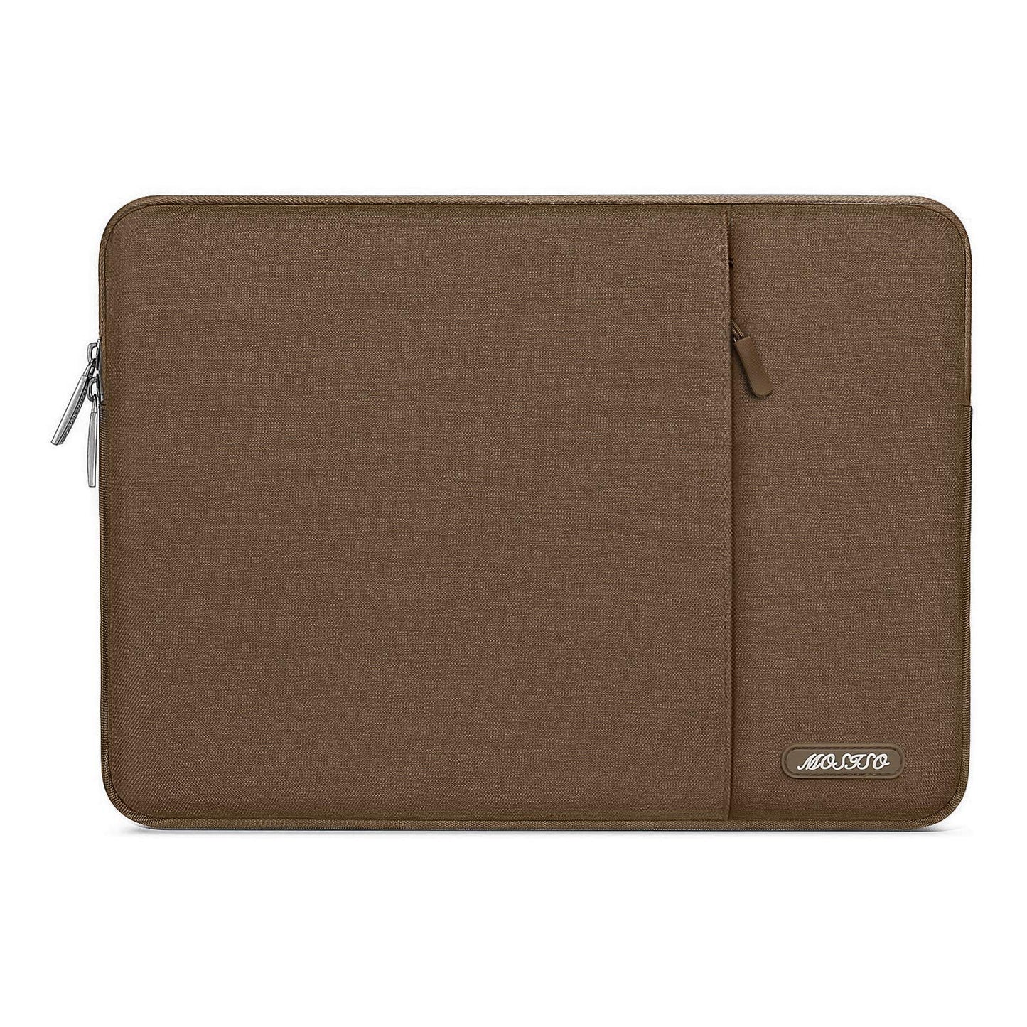 MOSISO Polyester Vertical Laptop Sleeve with Front Pocket, 12.3-18.5 Inch Universal Fit for MacBook Pro 16 M1/M2/M3/M4/M5, HP Dell Lenovo Acer Asus, Compatible with MacBook Neo, Dozens of Colors Available