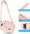 MOSISO Camera Bag Case, DSLR/SLR/Mirrorless Photography Camera Messenger Bag Compact Crossbody Padded Camera Shoulder Bag with Rain Cover Compatible with Canon/Nikon/Sony Camera and Lenses, Pink