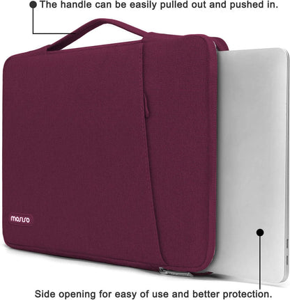 MOSISO Compatible with MacBook Pro 13 inch Case M2 2023, 2022, 2021-2016 A2338 M1 A2251 A2289 A2159 A1989 A1708 A1706, Plastic Hard Case & 360 Protective Sleeve Bag & Keyboard Skin, Marsala Red iMosiso