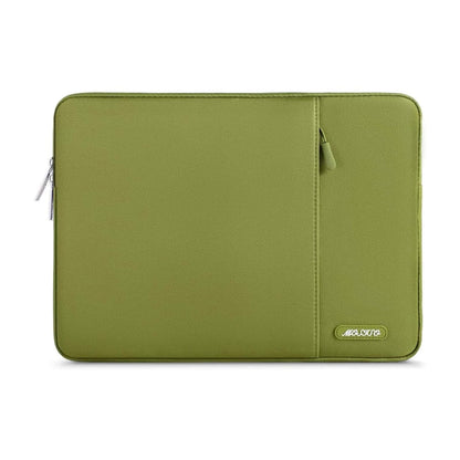 MOSISO Polyester Vertical Laptop Sleeve with Front Pocket, 12.3-18.5 Inch Universal Fit for MacBook Pro 16 M1/M2/M3/M4/M5, HP Dell Lenovo Acer Asus, Compatible with MacBook Neo, Dozens of Colors Available