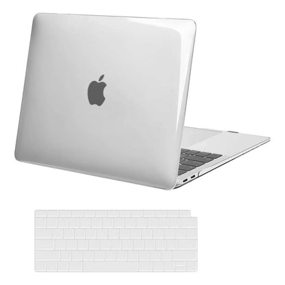 MOSISO Compatible with MacBook Air 13 inch Case M1 2021-2018 Release A2337 A2179 A1932 Touch ID, Plastic Hard Shell Cover&Keyboard Cover for MacBook Air 13.3 inch Case M1