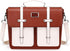 MOSISO Laptop Bag for Women, 15 inch Backpack Messenger Bag with Front 2 Pockets, 15.6 inch Large Capacity Shoulder Bag for Business, Travel, Work, Office, Brown