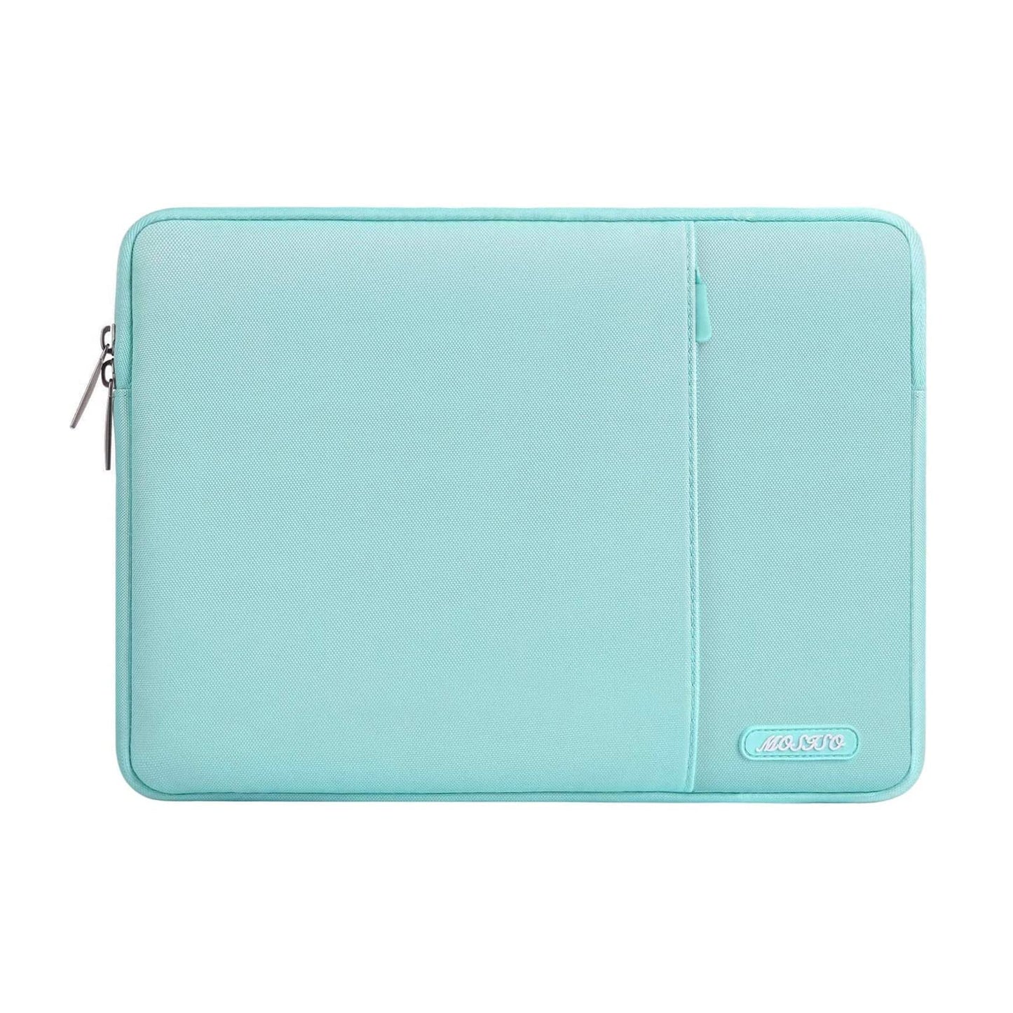 MOSISO Polyester Vertical Laptop Sleeve with Front Pocket, 12.3-18.5 Inch Universal Fit for MacBook Pro 16 M1/M2/M3/M4/M5, HP Dell Lenovo Acer Asus, Compatible with MacBook Neo, Dozens of Colors Available