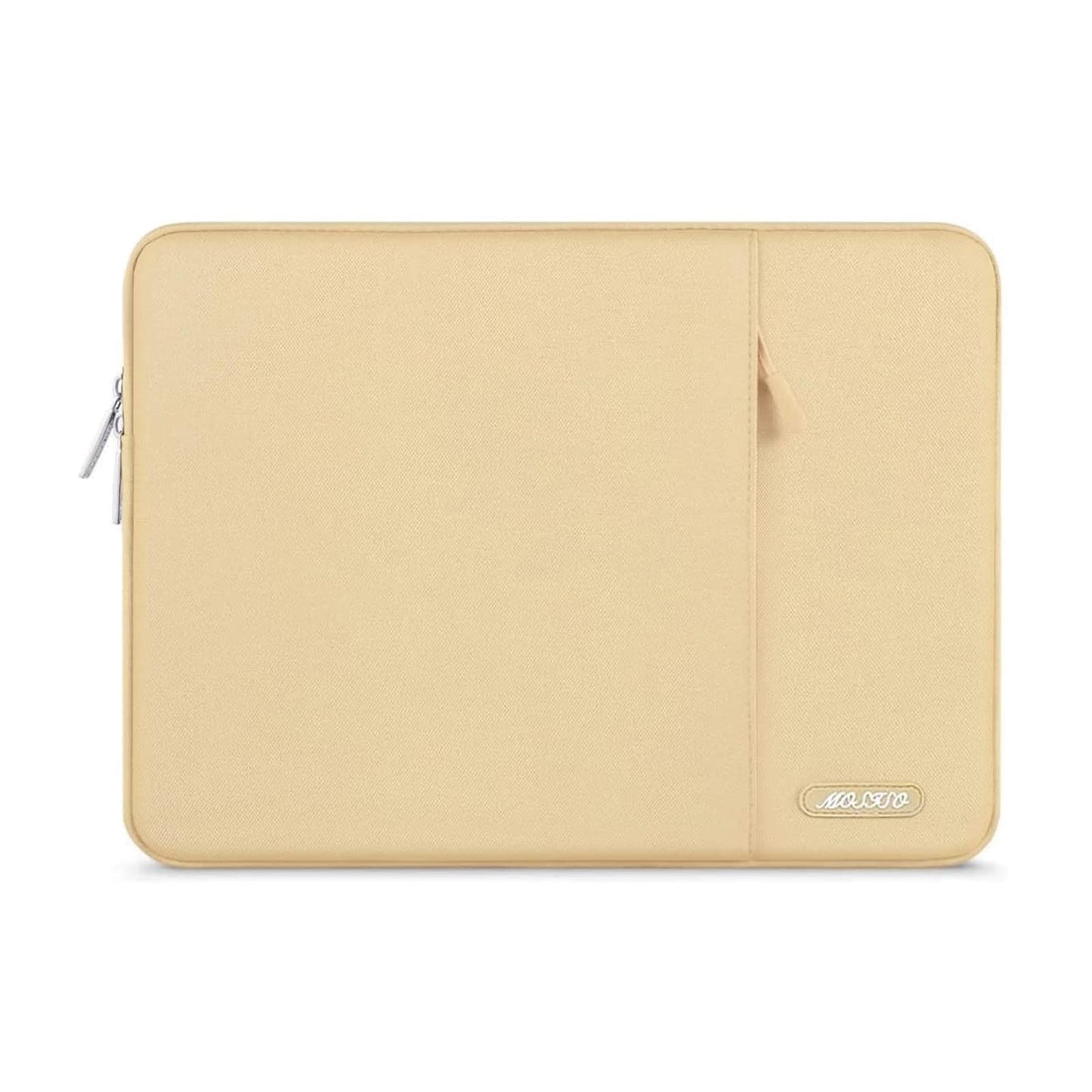 MOSISO Polyester Vertical Laptop Sleeve with Front Pocket, 12.3-18.5 Inch Universal Fit for MacBook Pro 16 M1/M2/M3/M4/M5, HP Dell Lenovo Acer Asus, Compatible with MacBook Neo, Dozens of Colors Available