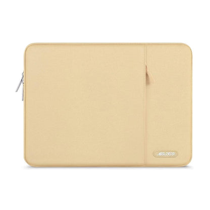 MOSISO Polyester Vertical Laptop Sleeve with Front Pocket, 12.3-18.5 Inch Universal Fit for MacBook Pro 16 M1/M2/M3/M4/M5, HP Dell Lenovo Acer Asus, Compatible with MacBook Neo, Dozens of Colors Available