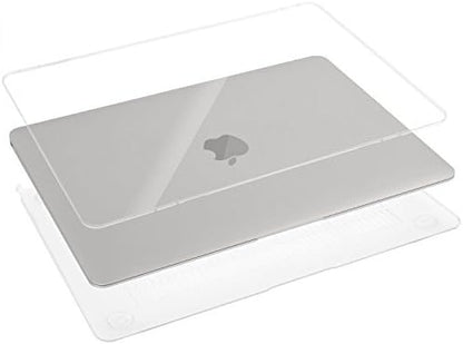MOSISO Compatible with MacBook 12 inch Case A1534, 2017-2015, Crystal Clear | Crack & Scratch Resistant Protective Plastic Hard Shell Case Cover