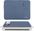 MOSISO Laptop Sleeve Hülle Kompatibel mit MacBook Air 15 Zoll M3 A3114 M2 A2941 2023 2024/Pro 15 A1990 A1707, Surface Laptop 15,Dell XPS 15,Polyester Vertikale Stil Laptoptasche, Stahlblau