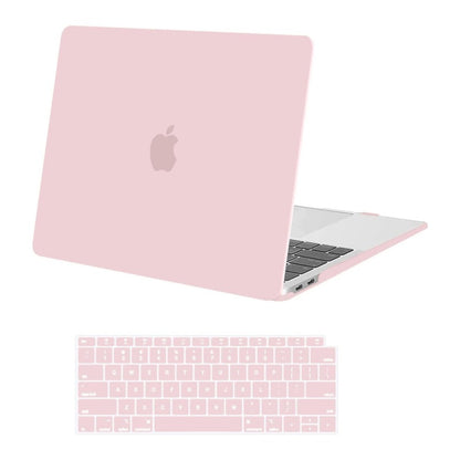 MOSISO Compatible with MacBook Air 13 inch Case M1 2021-2018 Release A2337 A2179 A1932 Touch ID, Plastic Hard Shell Cover&Keyboard Cover for MacBook Air 13.3 inch Case M1